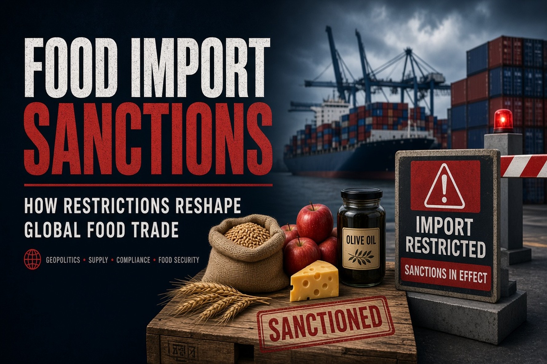 Food Import Priorities for Staples and Raw Materials Under Sanctions