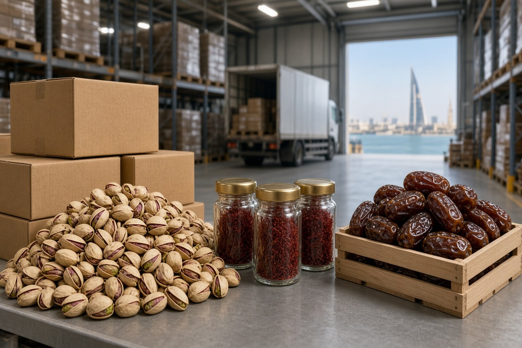 پسته، زعفران و خشکبار ایرانی در بسته‌بندی صادراتی برای بازار مواد غذایی عربستان سعودی