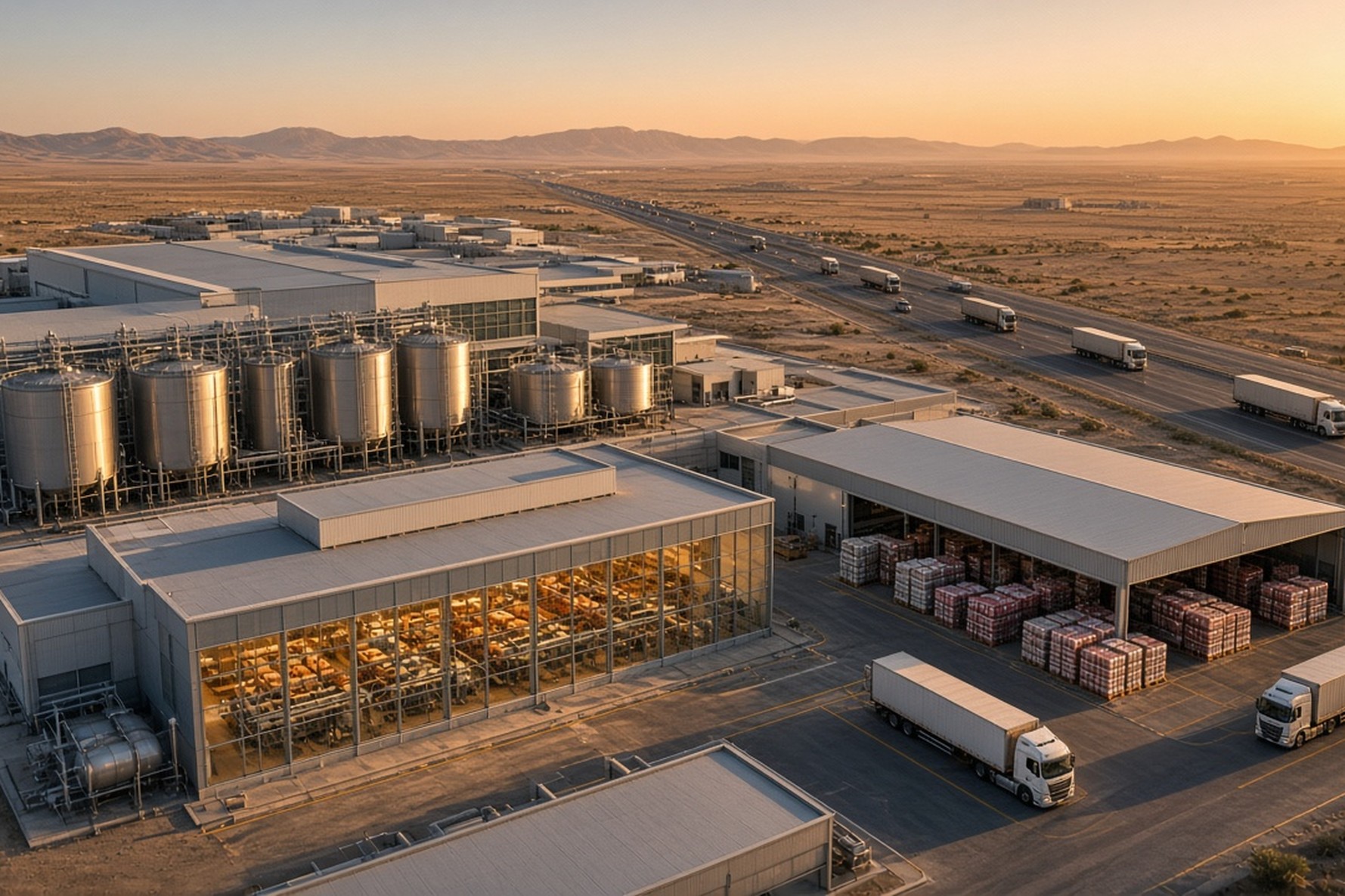 Mashhad food production line — tomato paste, saffron packaging and canned goods warehouse in Khorasan Razavi