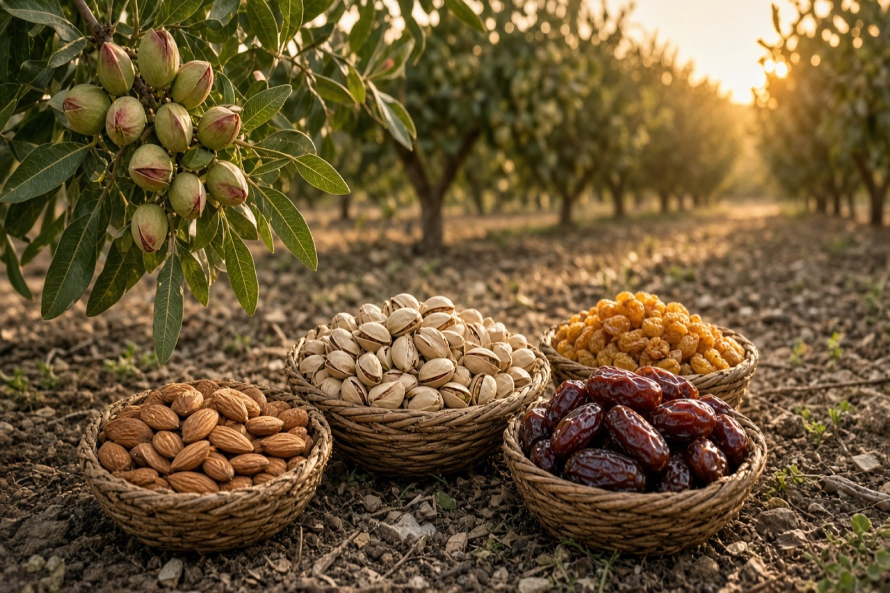 Isfahan Province Nuts, Dried Fruit & Dates Producers | Iranco