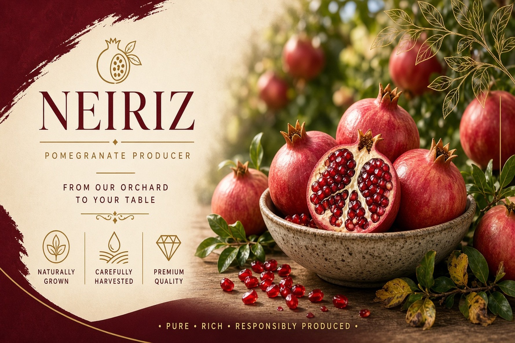 Neyriz County Pomegranate Producers & Processing Plants | Iranco