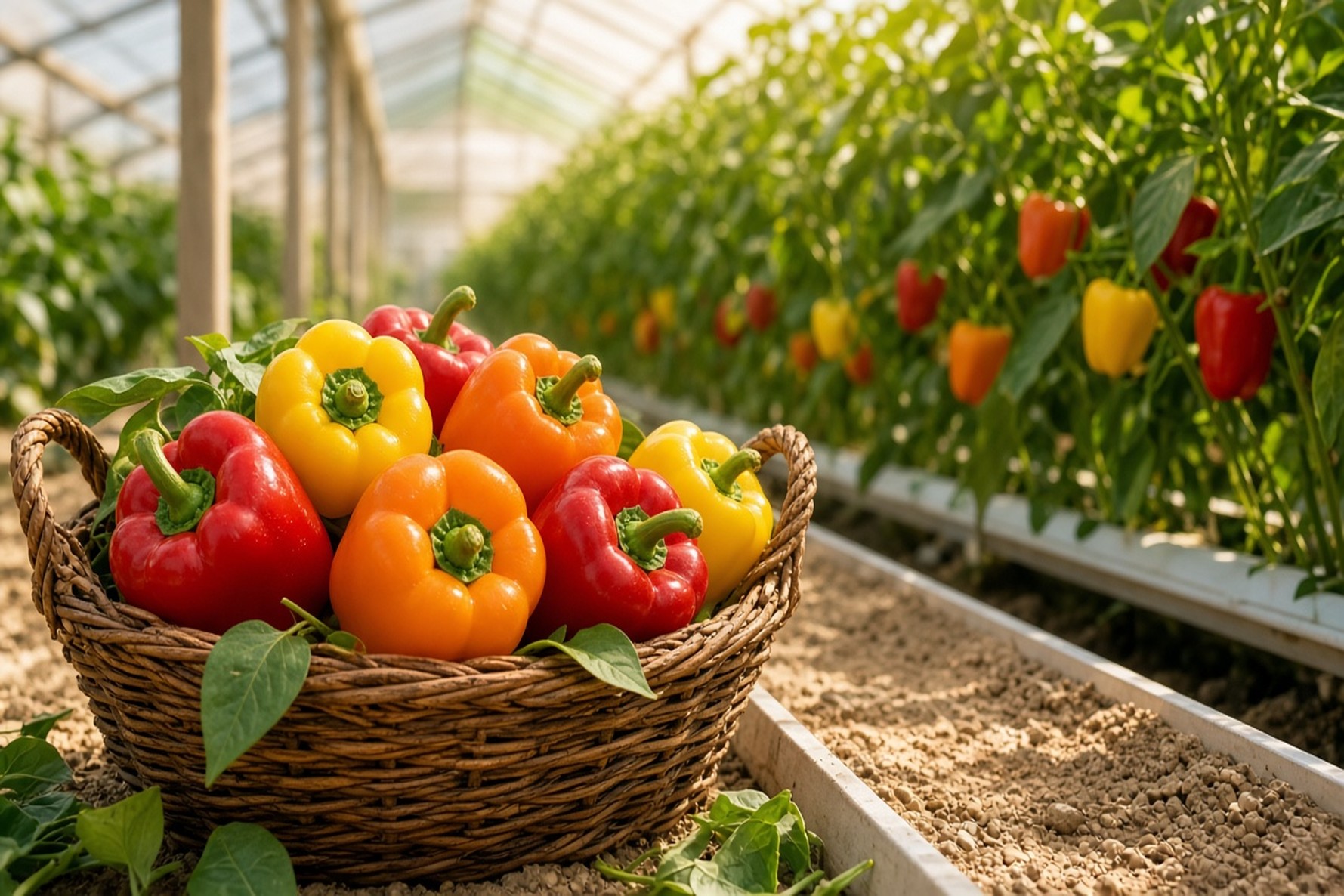 Yazd County Colored Bell Pepper Producers Directory | Iranco