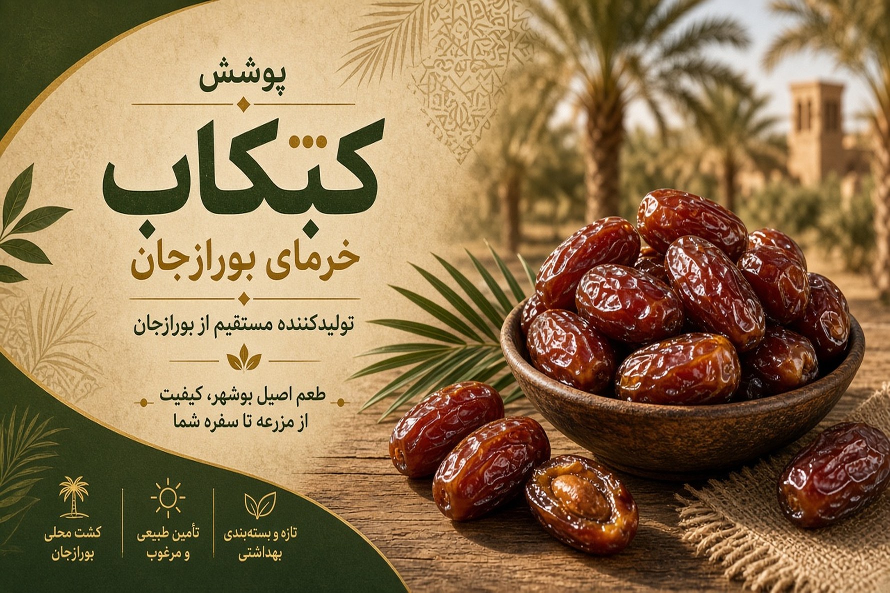 Borazjan & Dashtestan Kabkab Date Producers Directory | Iranco