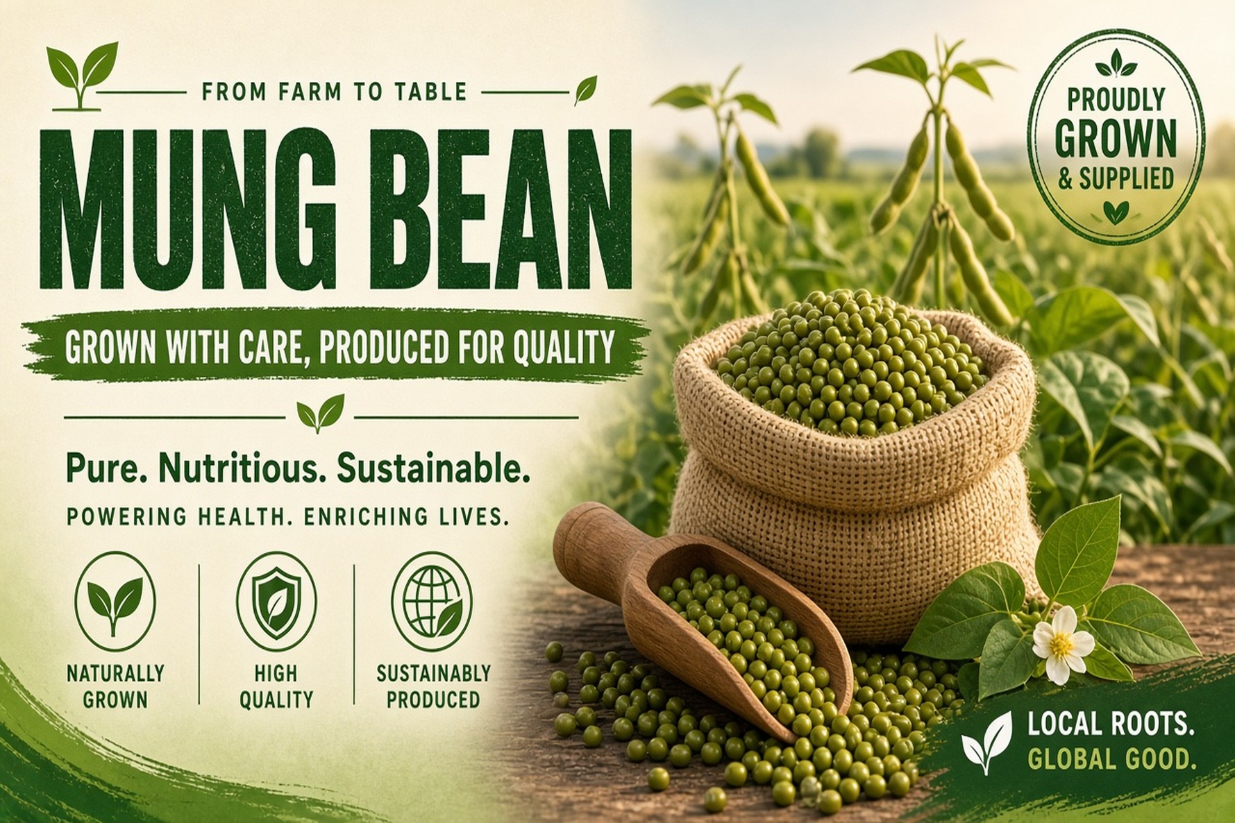 Gonbad-e Kavus Green Mung Bean Producers & Plants | Iranco