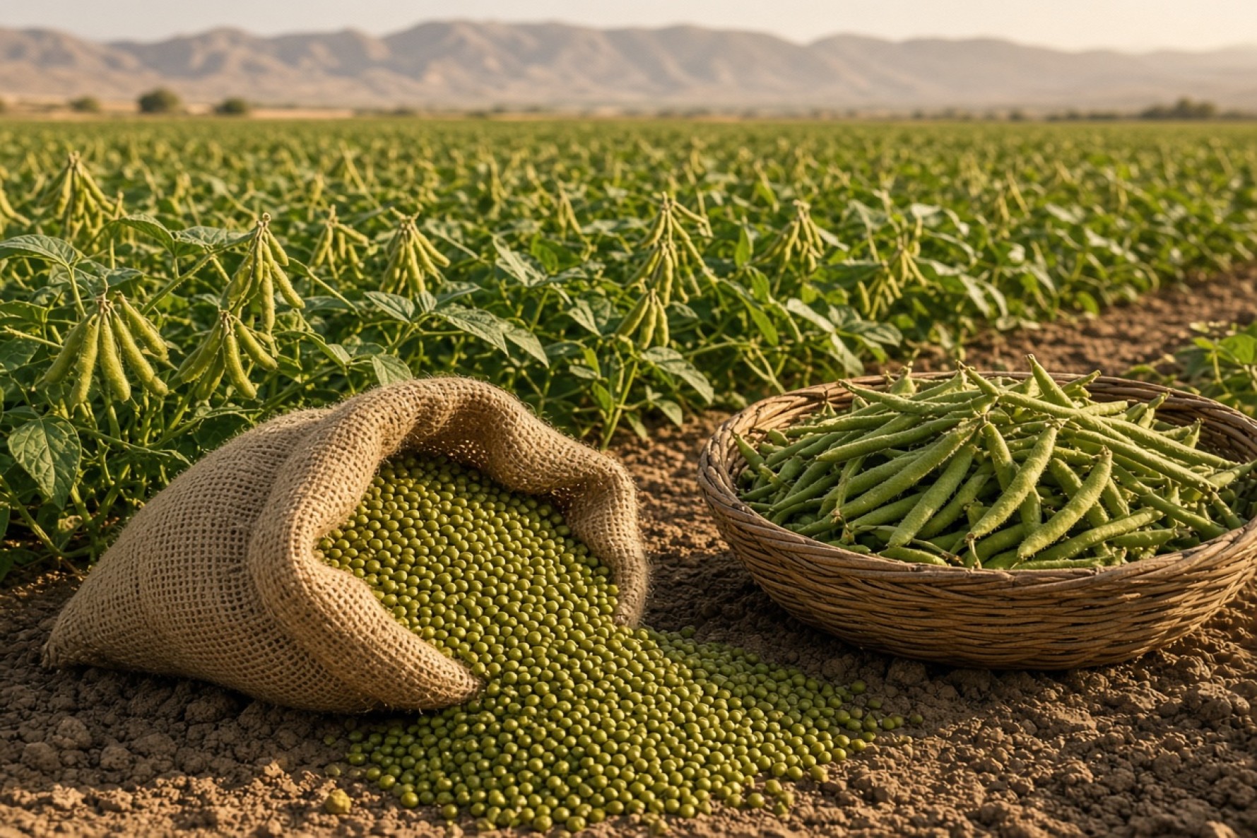 Jiroft Green Mung Bean Producers & Processing Plants | Iranco