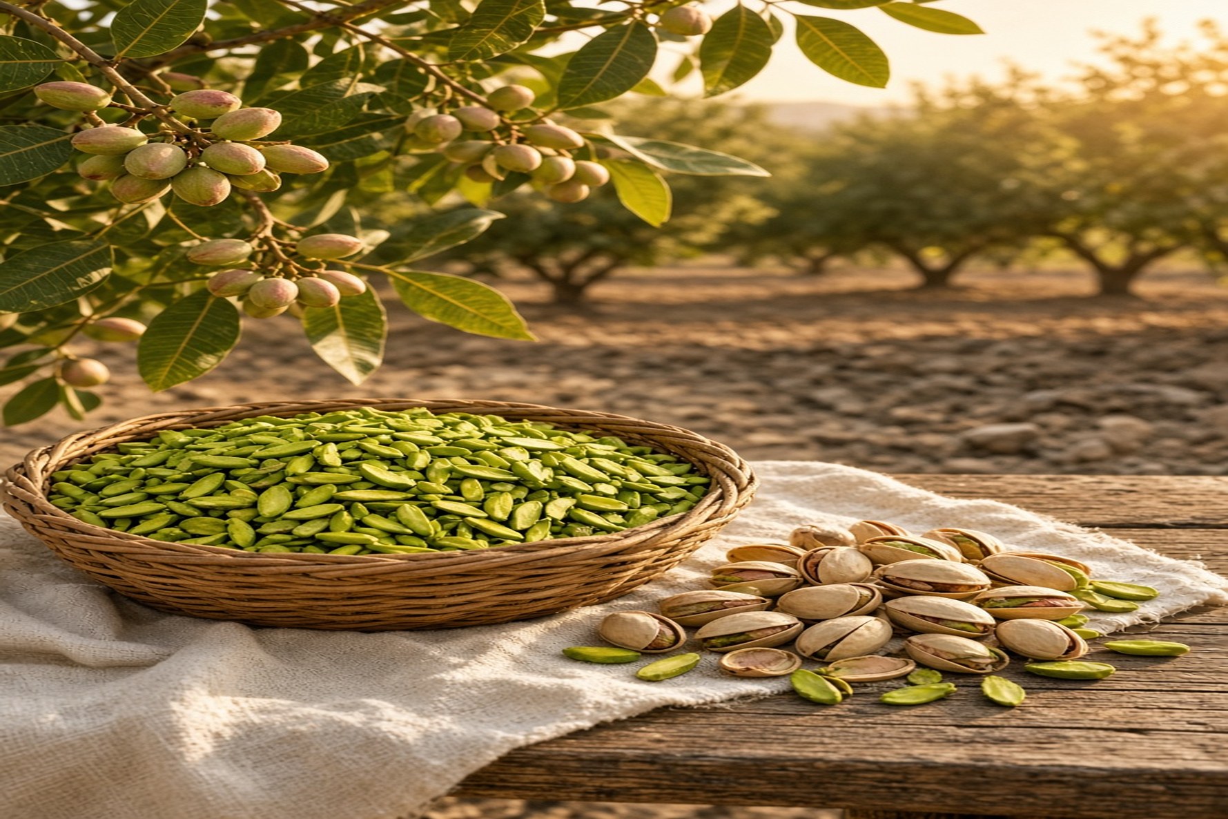 Rafsanjan County Pistachio Kernel & Sliver Producers | Iranco