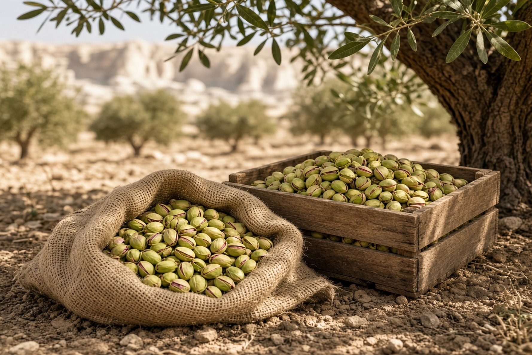 Rafsanjan County Round (Fandoqi) Pistachio Producers | Iranco