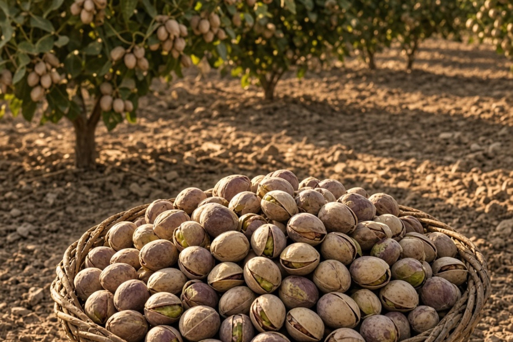 Sirjan County Round (Fandoqi) Pistachio Producers | Iranco