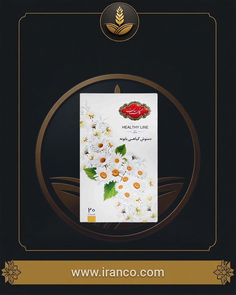 دمنوش کیسه‌ای بابونه گلستان بسته ۲۰ عددی