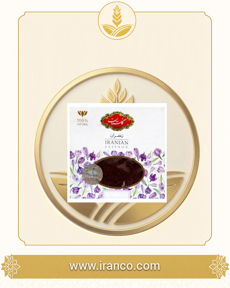 زعفران سرگل ممتاز گلستان ۴.۶۰۸ گرم (یک مثقال)