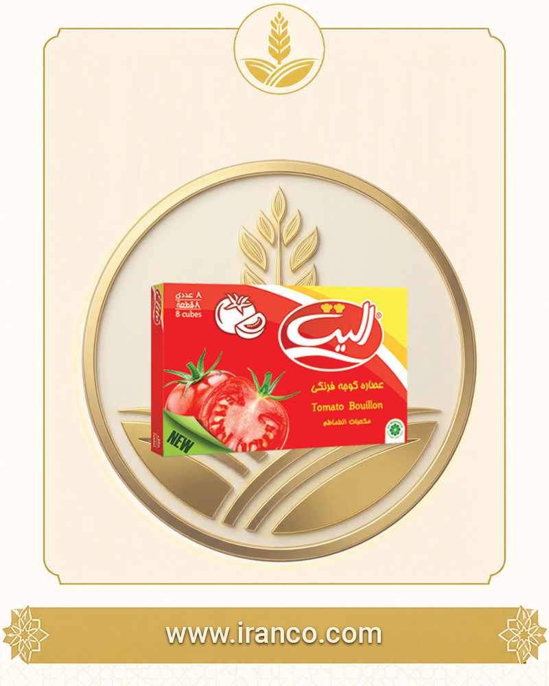 چاشنی پایه پخت و عصاره غلیظ گوجه‌فرنگی الیت