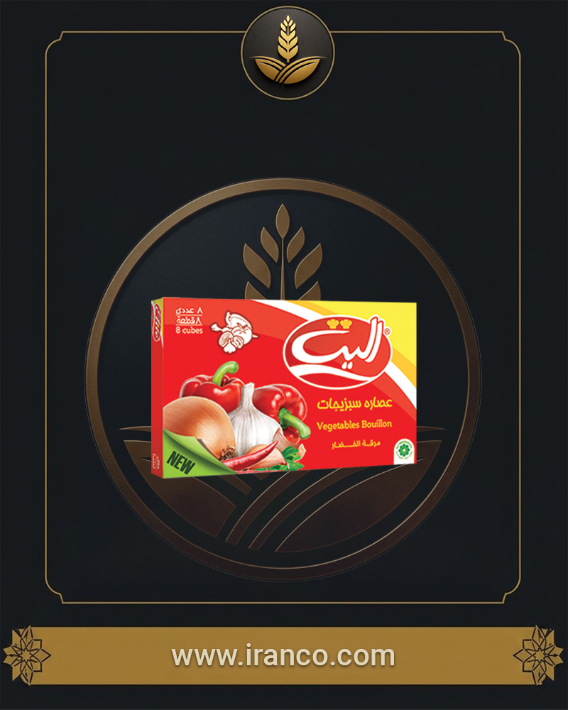 عصاره سبزیجات الیت بسته ۸ عددی ۸۰ گرمی