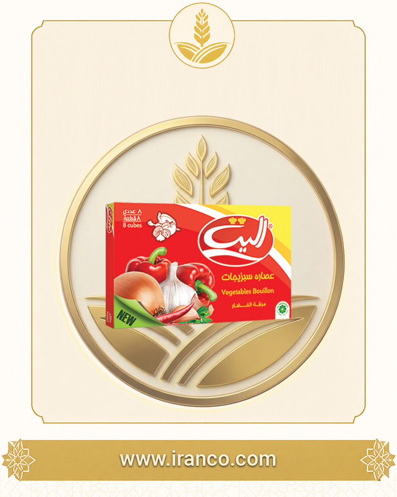 عصاره سبزیجات الیت بسته ۸ عددی ۸۰ گرمی