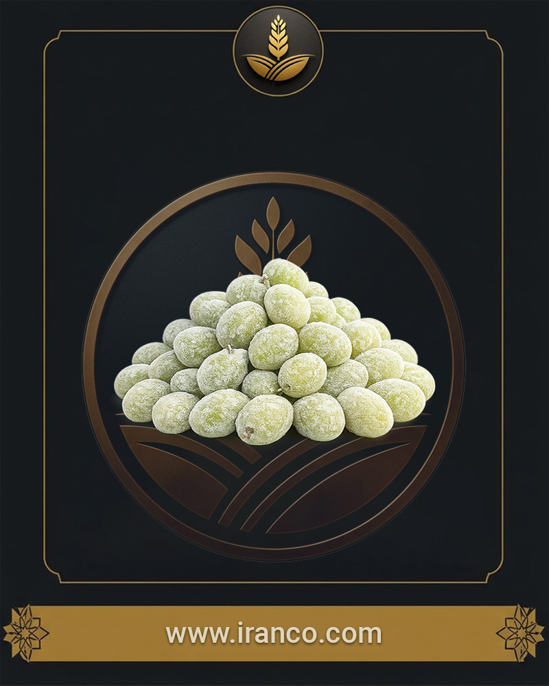 Jiroft and Kahnuj Organic IQF Frozen Grapes