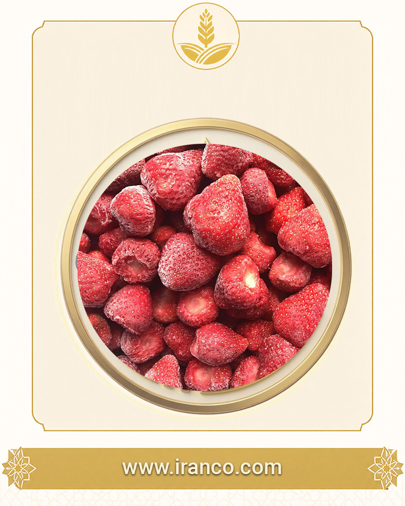 Sanandaj Organic IQF Frozen Strawberries Sweet Charlie Variety