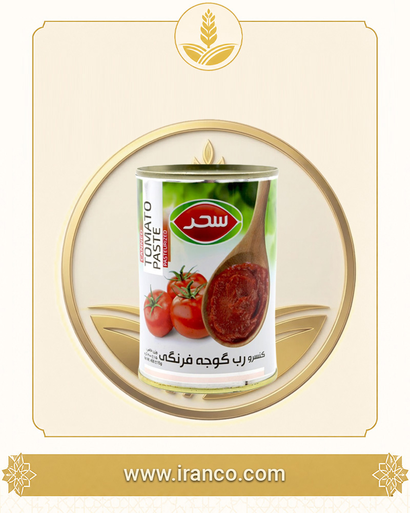 رب انار شیشه وزن خالص ۳۹۰ گرم سحر