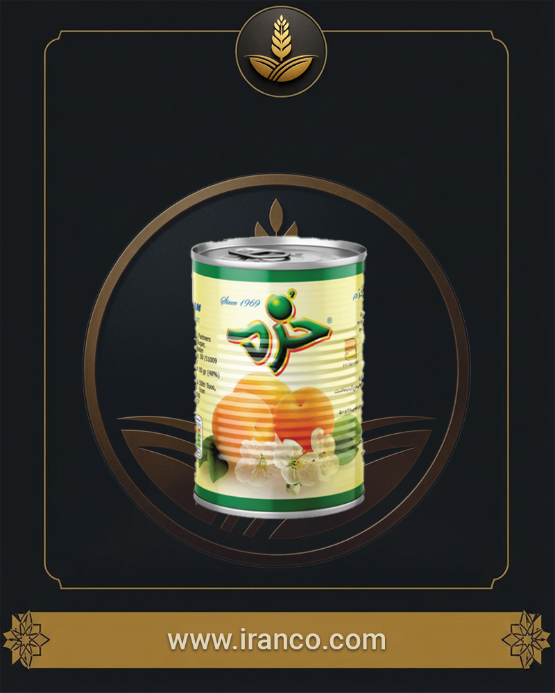 کمپوت زردآلو خرم ۳۵۰ گرم