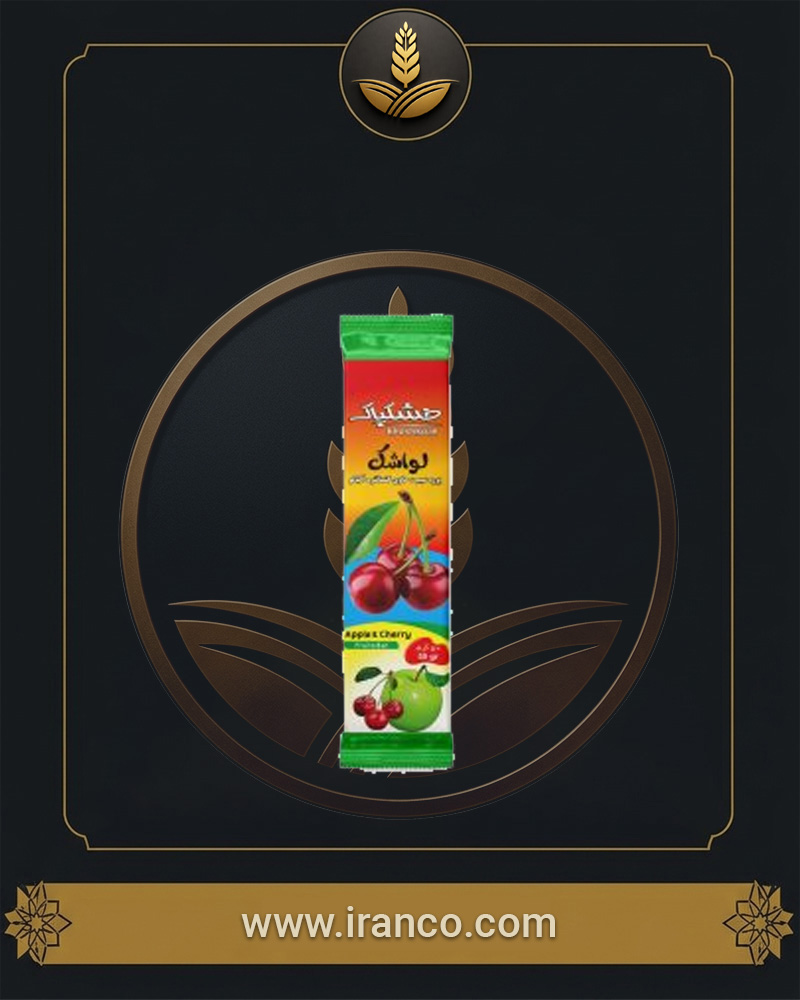 لواشک با طعم آلبالو مقدار ۹۰ گرم سلفون خوشک پاک