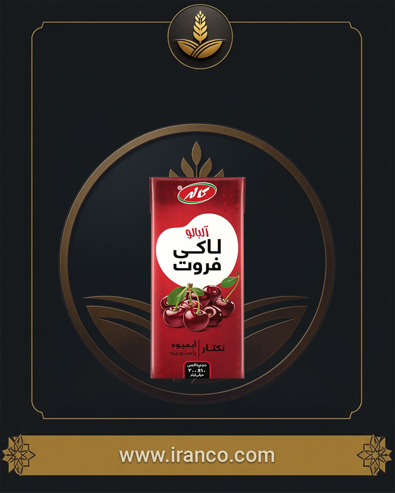 نکتار آبمیوه پاستوریزه آلبالو لاکی فروت