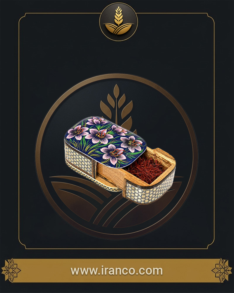 Nojan Sargol Saffron Luxury Gift Tin Saffron Flower Design Edition