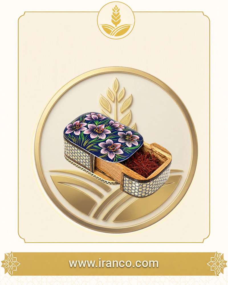 Nojan Sargol Saffron Luxury Gift Tin Saffron Flower Design Edition