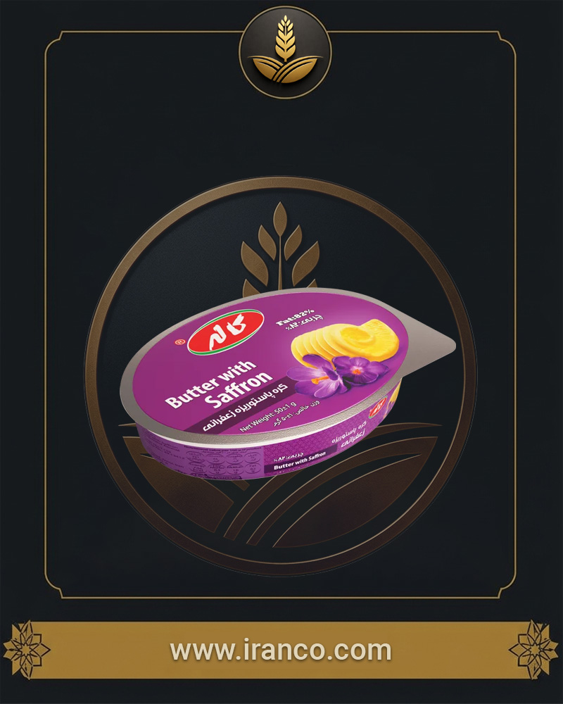 Kalleh Saffron Pasteurized Butter