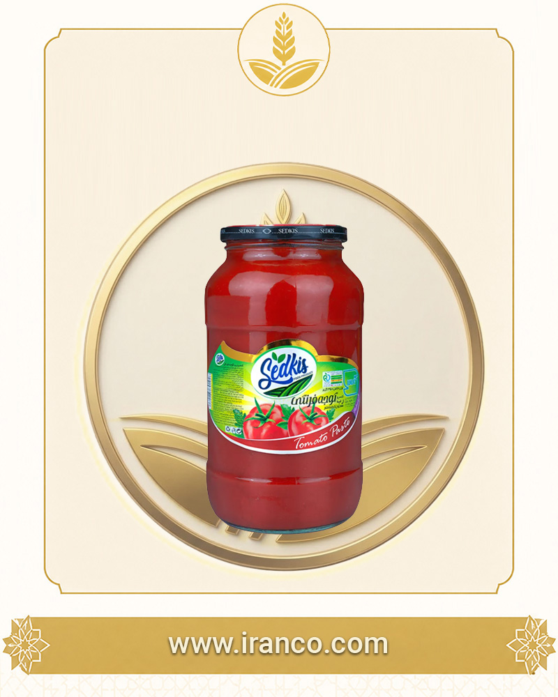 رب گوجه فرنگی سدکیس کامروز ۱۳۵۰ گرمی (شیشه جار بزرگ)